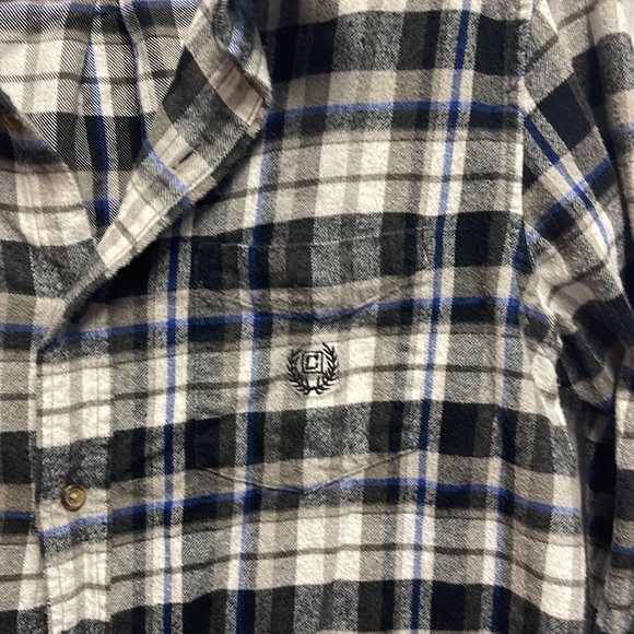 Chaps plaid button down flannel - Picture 3 of 9